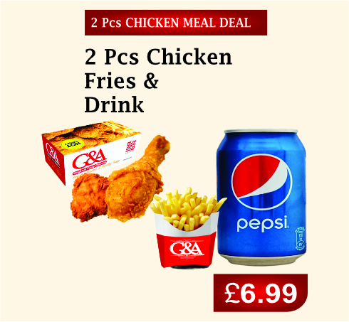 2 Pcs Chicken Meal