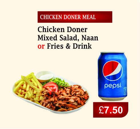 Chicken Doner Meal