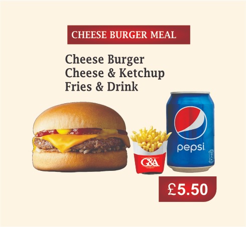 CHEESE BURGER MEAL
