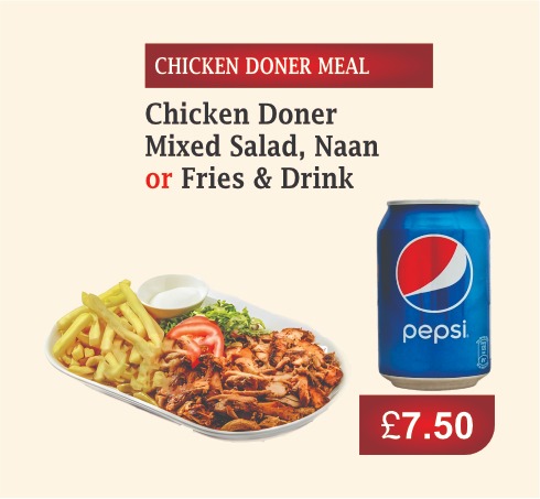 CHICKEN DONER MEAL