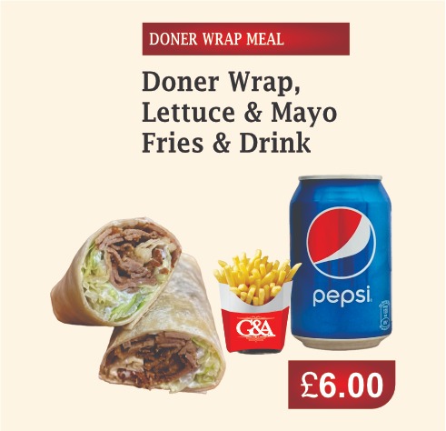 Doner Wrap Meal